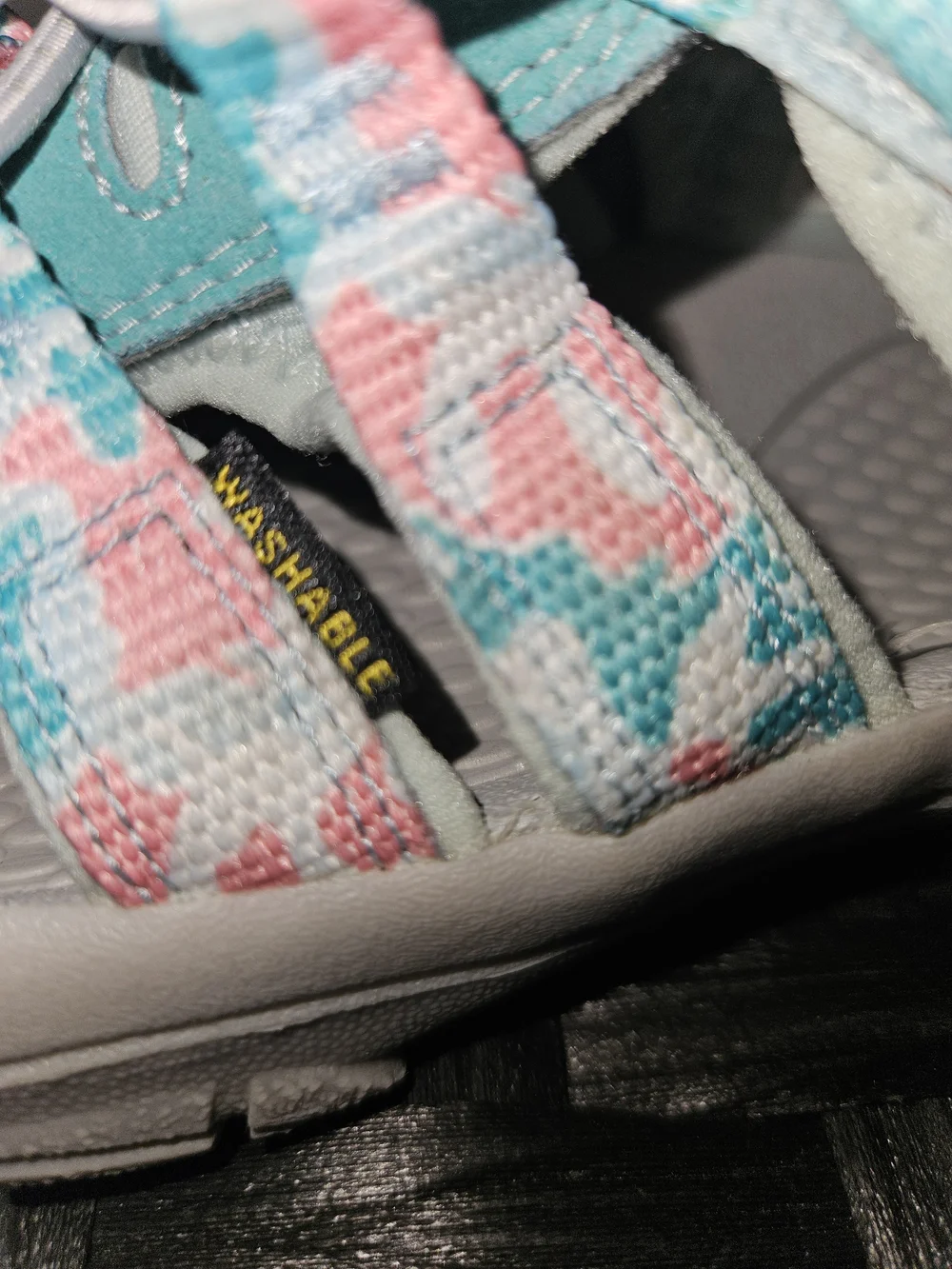 Keen Kids Aqua and Pink Camo Hiking / Water Shoes
